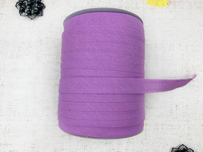 Косая бейка х/б, ш. 1,5 см, сиреневый