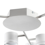 8235/9C COMFI LN25 200 белый металл Люстра потолочная LED GX53 9*12W 220V GARETA