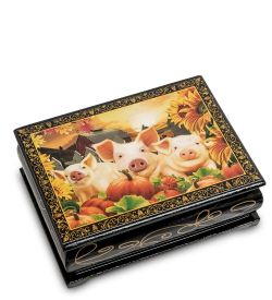 ШК-11/13-A Шкатулка в технике декупаж (8х10х4)