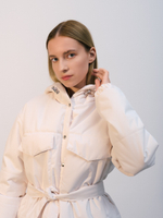 Куртка демисезонная "Эмми" молочный