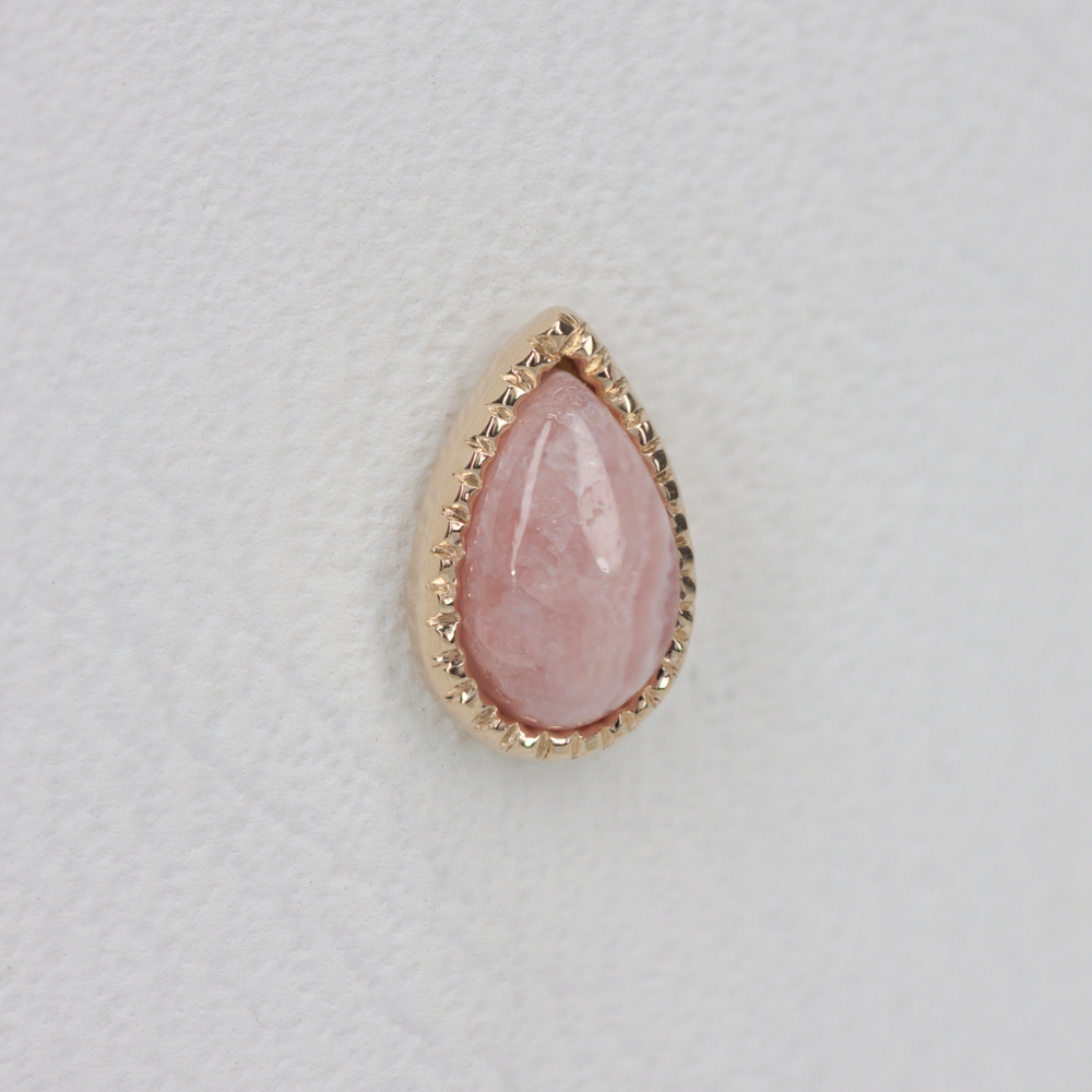 Grisant teardrop tops with natural stone
