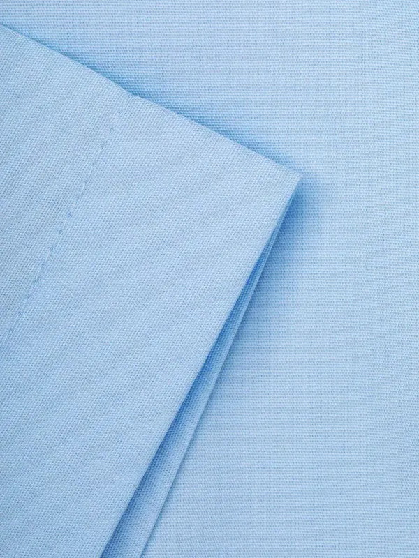 Рубашка приталенная SLIM FIT с коротким рукавом, голубая