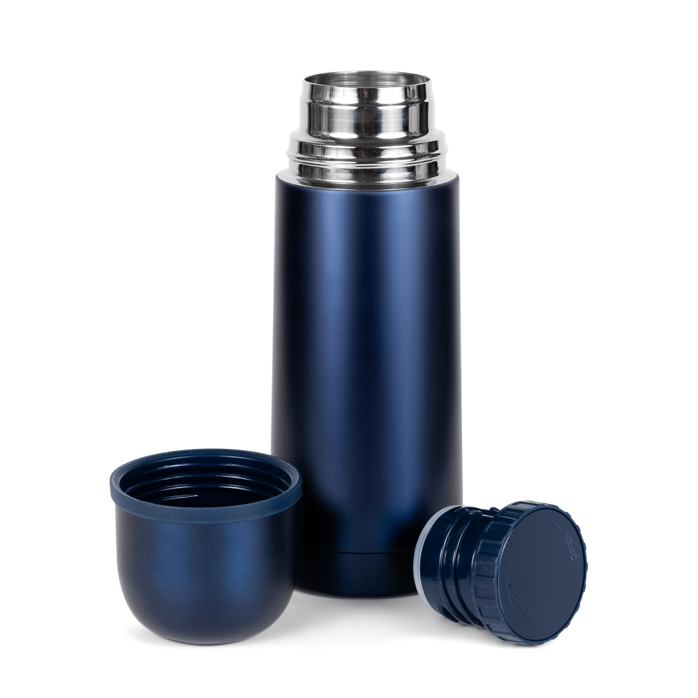 Термос Relaxika 101 (0,35 литра), темно-синий (без лого)