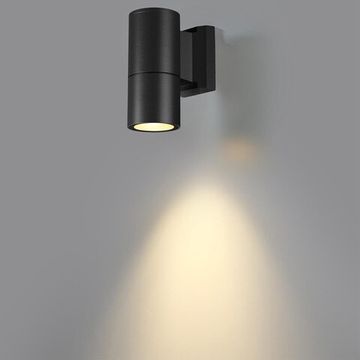 Уличный настенный светильник 1*GU10 370985 черный Landscape Novotech