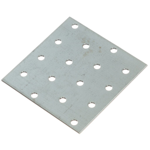 ПЛАСТИНА КРЕПЕЖНАЯ МЕТАЛЛИСТ 80*80*2,0 ЦИНК