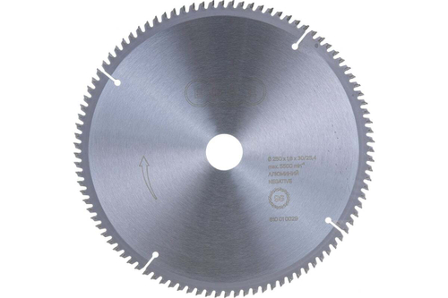 Диск пильный по алюминию 250х30/25,4, 96 зубьев, negative EDGE by PATRIOT 810010029