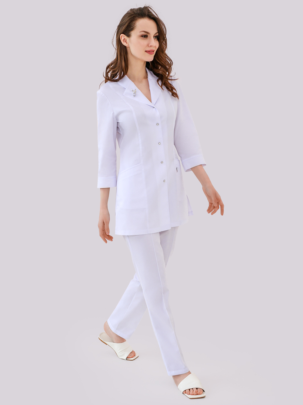 Блуза медицинская женская Бл-308к3/4 клеон проф