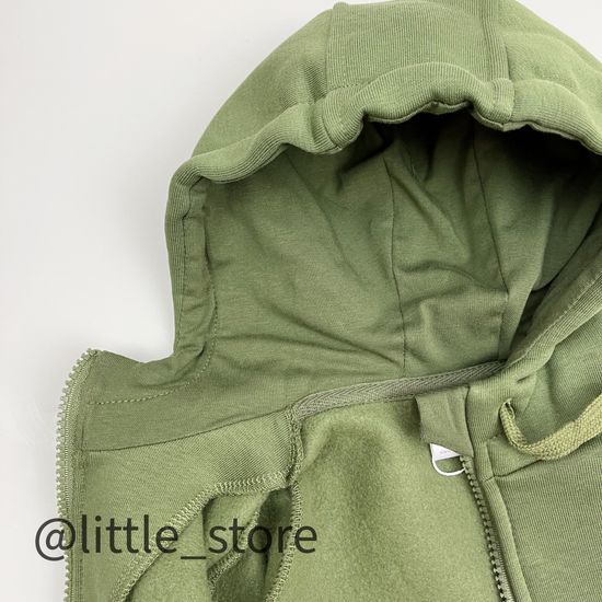 Комплект из футера с начесом "New one" Хаки