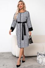 Платье Алана (серый)-46р-р Р11-1231 Nikol