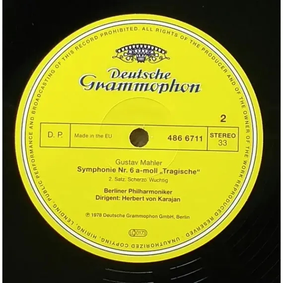 Gustav Mahler – Symphonie Nr. 6 A-moll LP