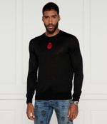 Шерстяной свитер JUMPER Alexander McQueen - черный(807302 Q1BBY)