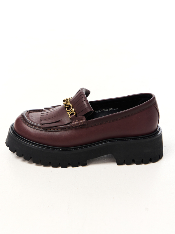 Лоферы retro fringe