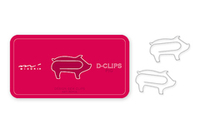 Скрепки Midori D-Clips Pig (30 шт.)