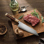 Кухонный нож Xinzuo X05Z Bunka нож 8,3 дюймов клинок ZDP189 рукоять железное дерево и кость, длина лезвия 21 см