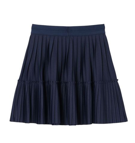 Детская теннисная юбка Lacoste Pleated Jersey - Blue