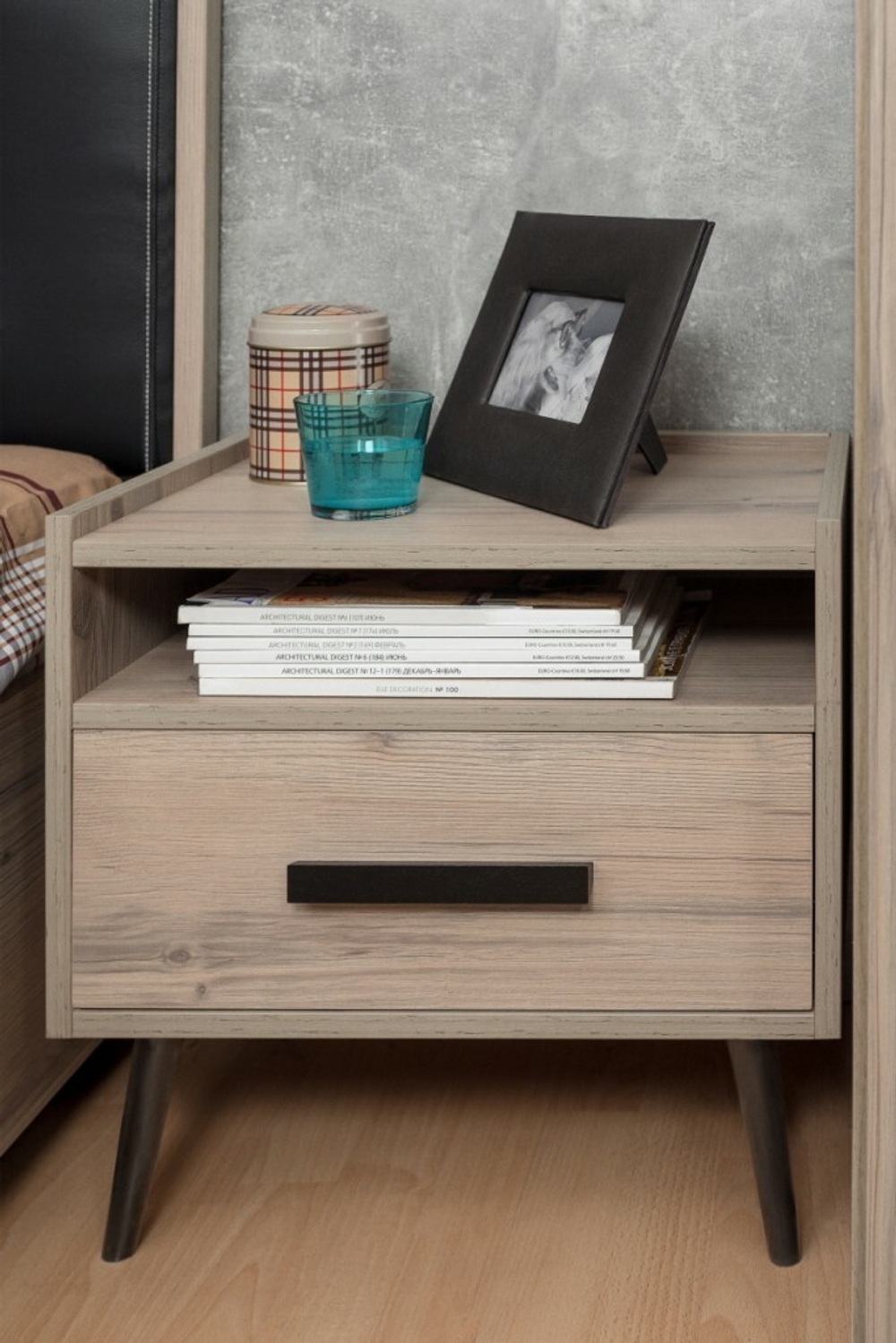 Тумба прикроватная с ящиком Nature 41, гаскон пайн