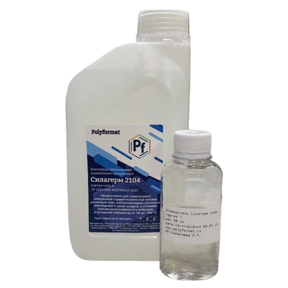 Компаунд Силагерм 2104 силиконовый герметик, 1 кг. Аналог Виксинт ПК-68