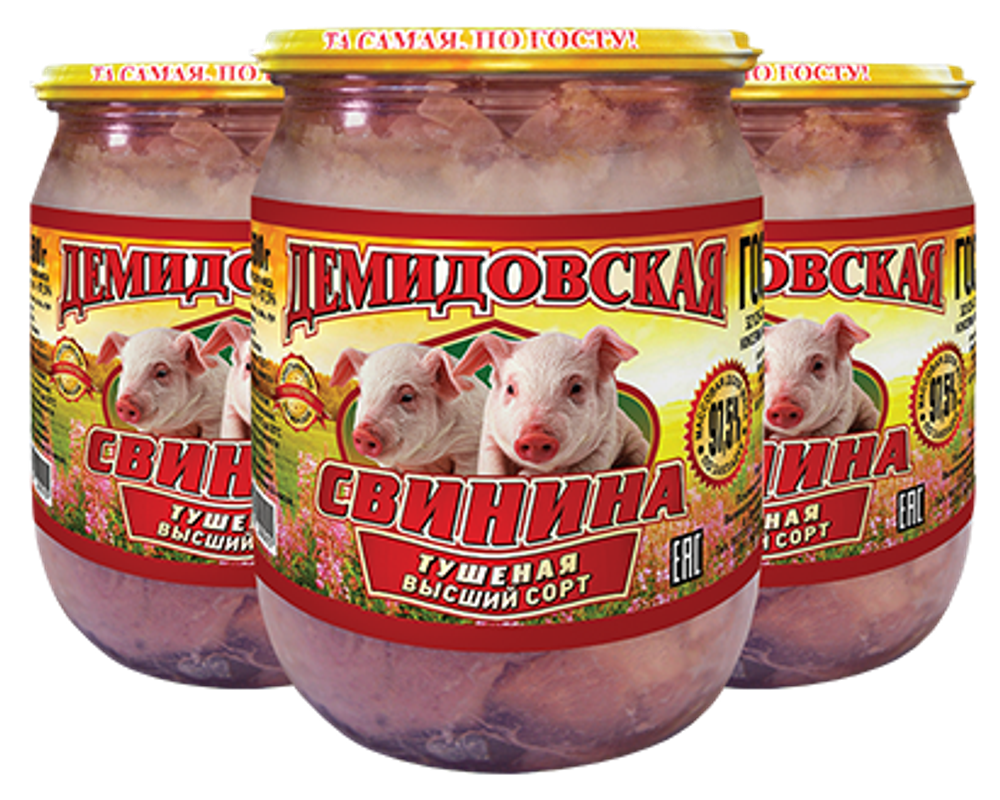 Свинина тушеная "Демидовская"