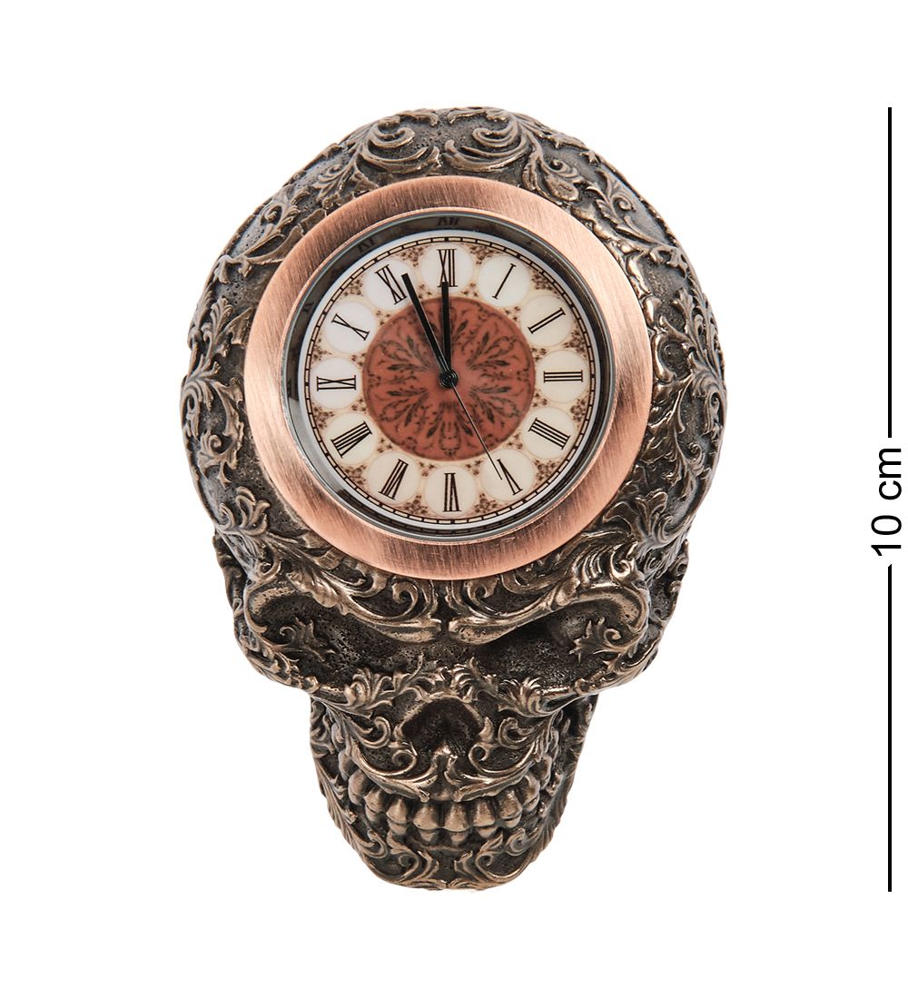 Veronese WS-1065 Часы настольные в стиле Стимпанк «Череп»