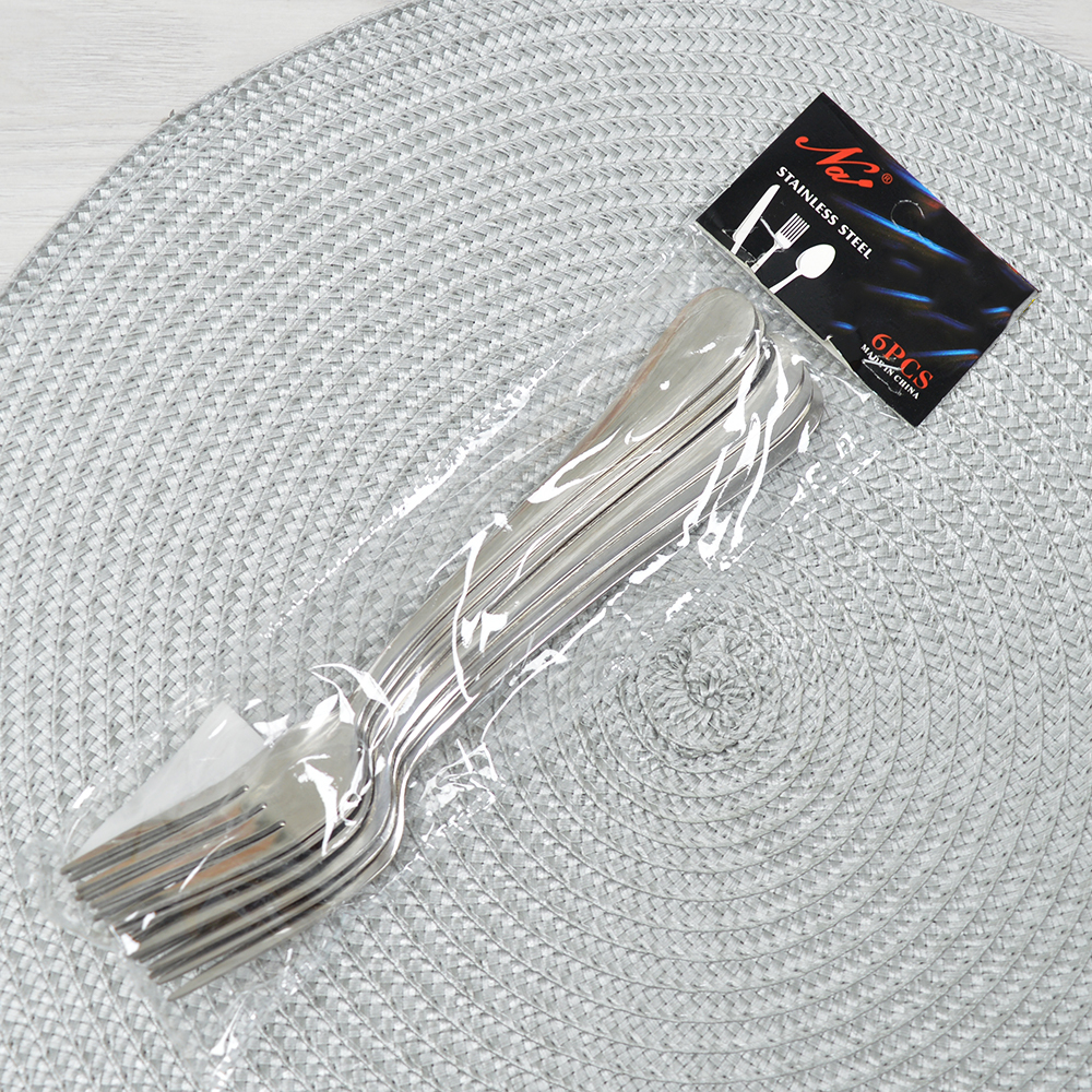 Набор столовых вилок "№3" 6 штук нерж, NNOSO-55