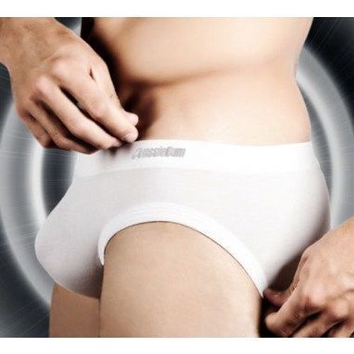 Мужские трусы брифы белые Aussiebum Man White Brief