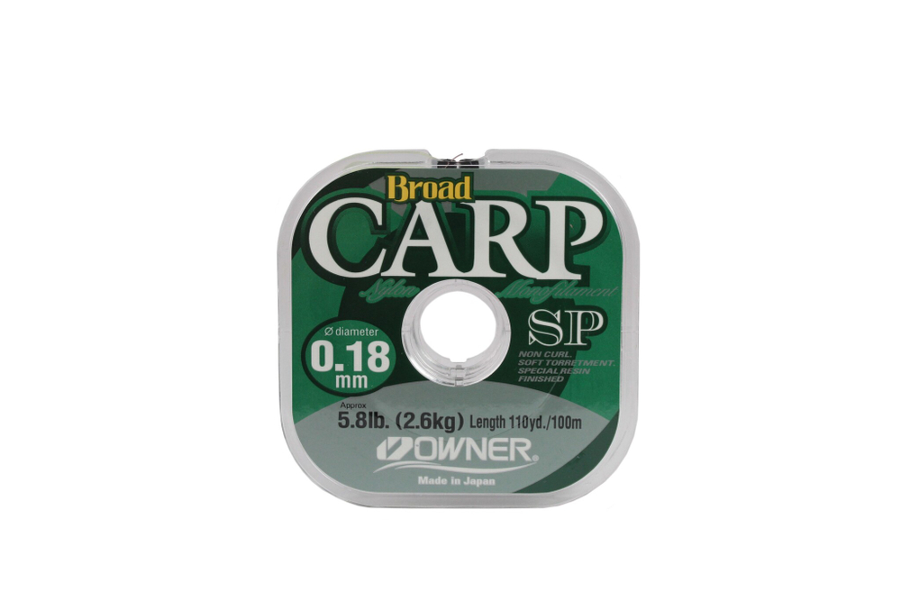 Леска Owner Broad Carp летняя SP 0,35мм 300м