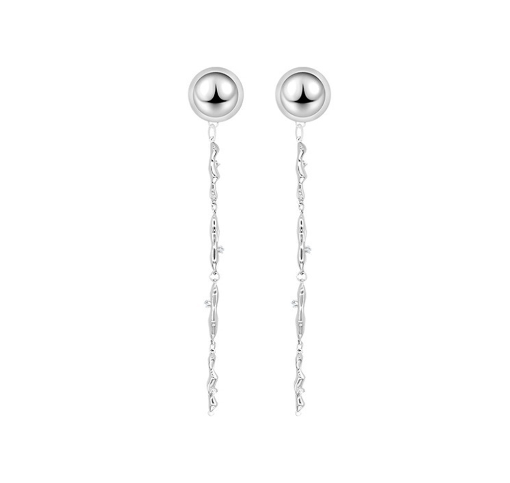 KVK CLOUD Ball Patchwork Earrings