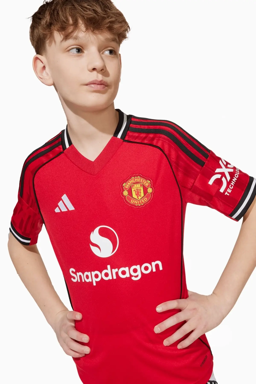 Футболка adidas Manchester United 25/26 Home Junior - красный