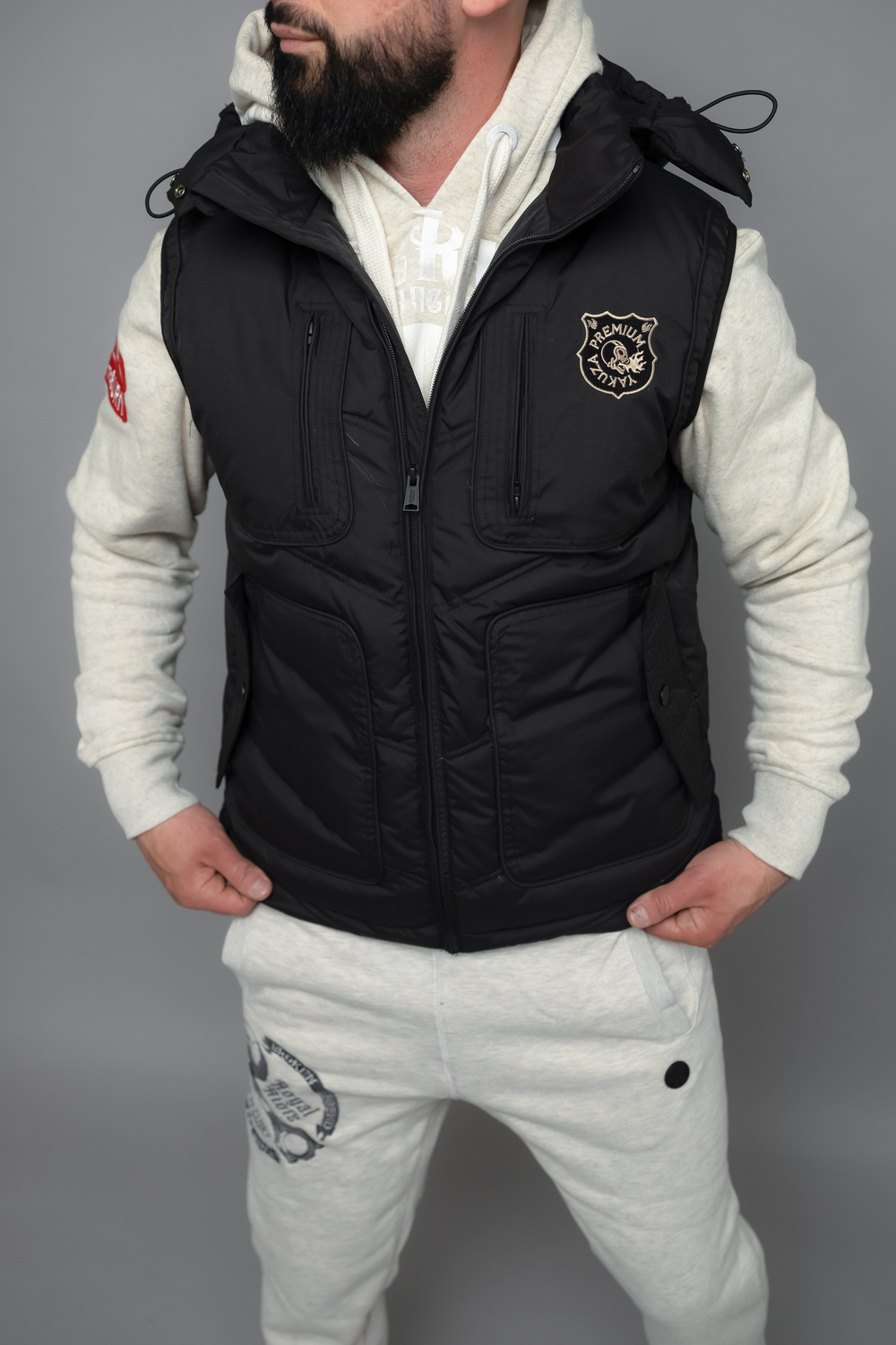 Жилетка черная Yakuza Premium 3760