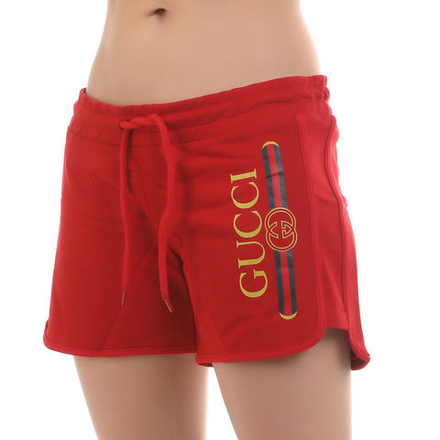 Женские шорты красные Gucci