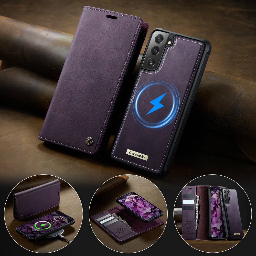 Чехол-кошелек CaseMe 2 in 1 MagSafe Samsung Galaxy S21 FE