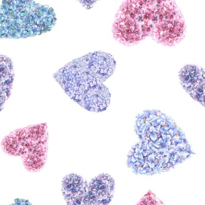 Гортензия, сердце, день Валентина