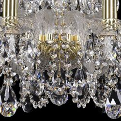 Подвесная люстра Bohemia Ivele Crystal 1402 1402/10+5/240/G