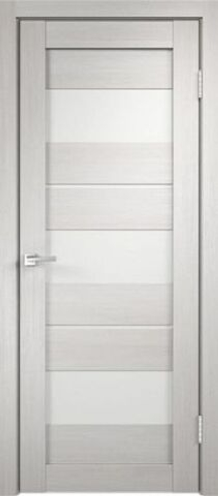 Межкомнатная дверь Velldoris Duplex 12 PO Лакобель Белое Дуб белый