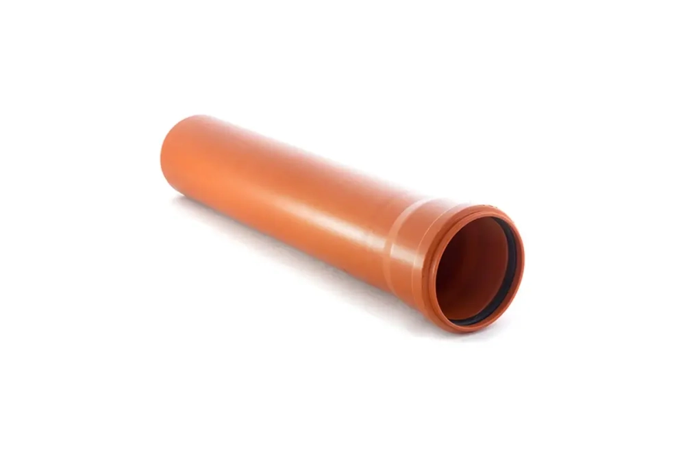 Труба НПВХ (PVC) рыжий (коричневый) Дн 315х7.7 L 1,2м