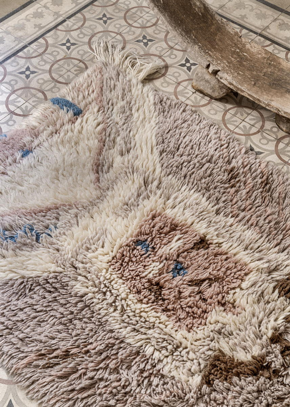 Шерстяной стираемый ковер Lorena Canals Zuni 240х90 см