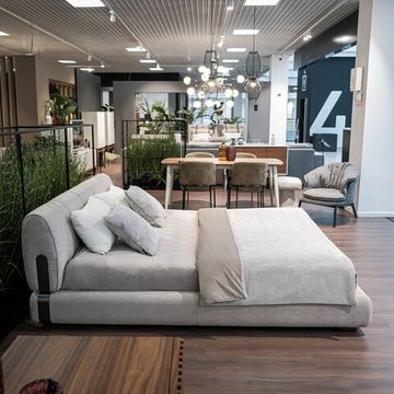 Кровать с решеткой TELAS NEW, MOD INTERIORS белый/черный