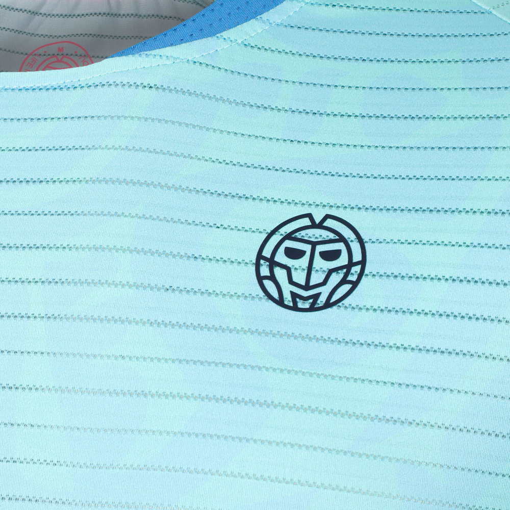 Мужское теннисное поло BIDI BADU Colortwist T-Shirt Men - Turquoise, Blue