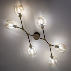 Citilux Монтана CL117165 Люстра на штанге Чёрная