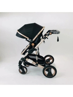 Коляска-трансформер 2в1 Wisesonle 739 Черный текстиль