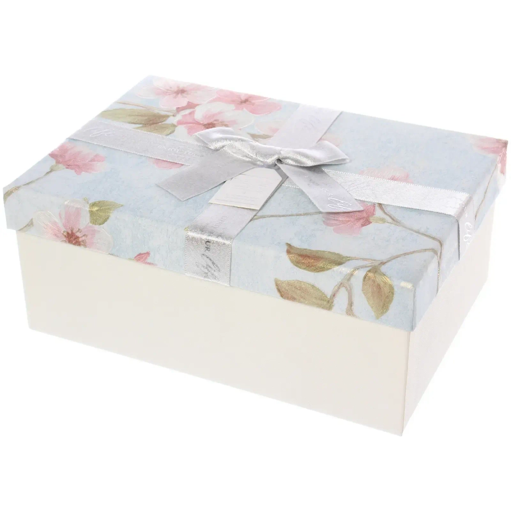 Коробка подарочная «Грация» 23*16*9.5 см, Серебро