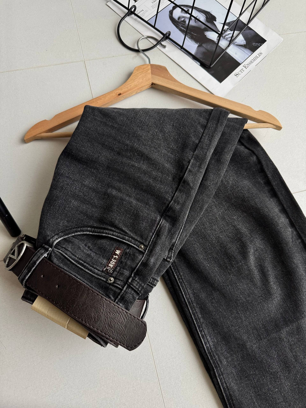 Брюки джинсовые жен. 73277-1 сер.