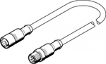NEBV-M12G8-K-5-M12G4 Соединительный кабель