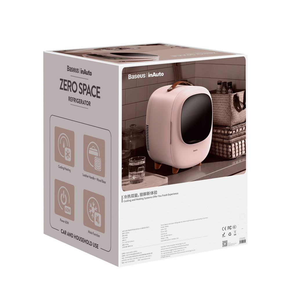 Холодильник Baseus Zero Space Refrigerator - Pink