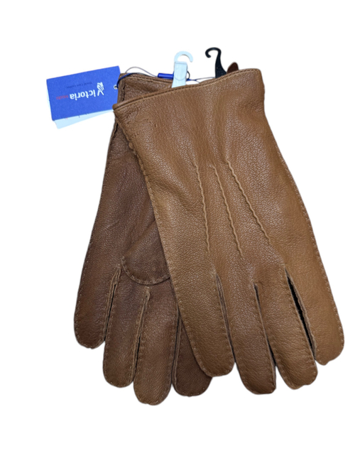Перчатки. Мужские. Материал верха: Кожа оленя. Подклад: Трикотаж-шерсть. 5 шт в упаковке.