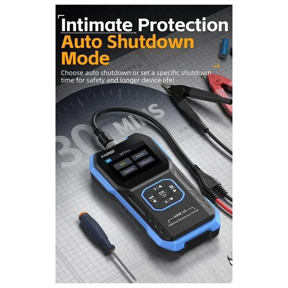FNIRSI HRM-10 Тестер внутреннего сопротивления напряжения аккумулятора