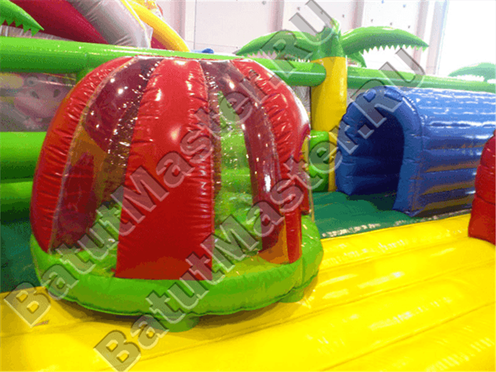 Надувной коммерческий батут "Джунгли"