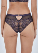 Темно-синие трусики-бразилиана Glow (Размер: 44) (Цвет: темно-синий)