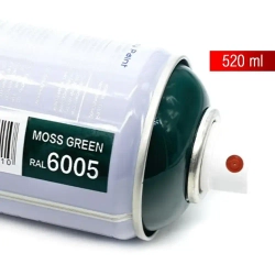 RAL 6005 520мл зеленый мох акриловая краска аэрозольный баллончик Gamma Paint РАЛ 6005