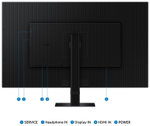Монитор Samsung ViewFinity LS32D700EAIXCI черный